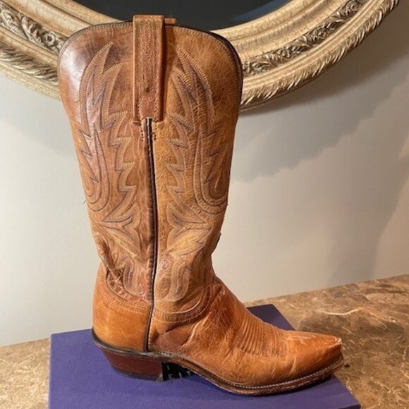 Lucchese Vintage 1883 Cowboy Boots Hand Stitched – Sz 7 - Picture 4 of 15